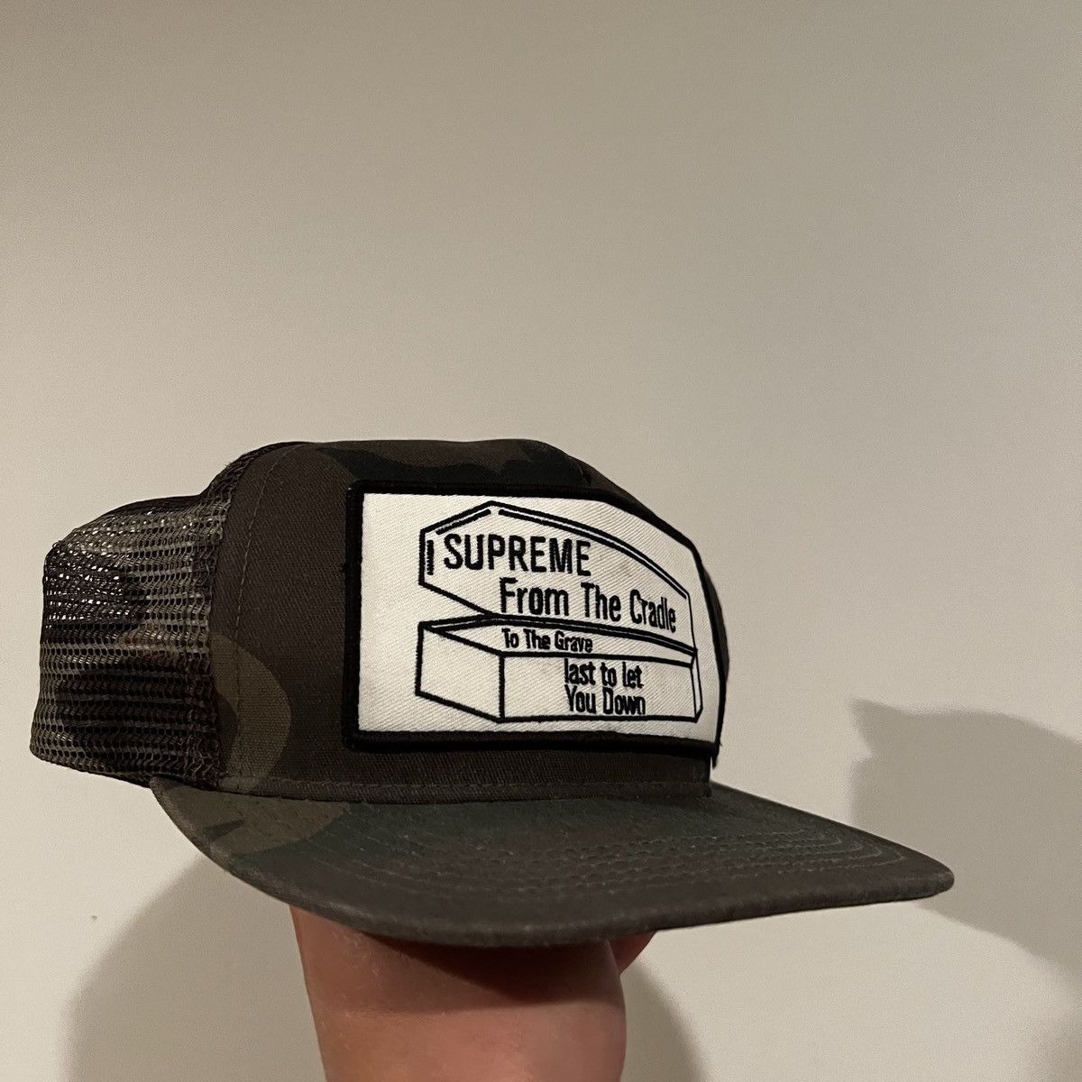 Supreme Supreme Coffin mesh snapback from the cradle to the grave Size ONE SIZE - 4 Thumbnail