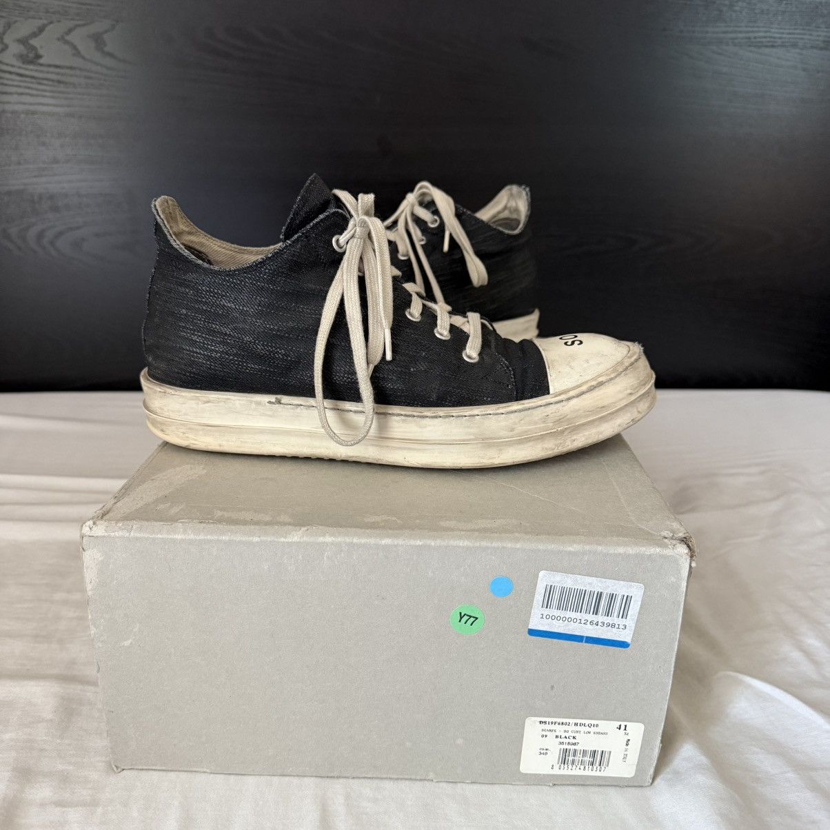 Rick Owens Rick Owens DRKSHDW Ramones So Cunt Low Top Shoes Size US 8 / EU 41 - 5 Thumbnail