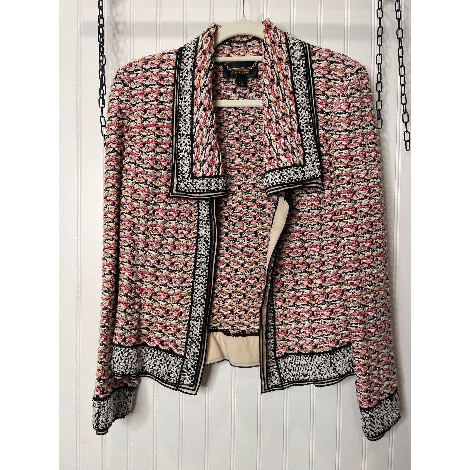St JOHN Couture Boucle Blazer Corporate Corpcore Career Sz 6