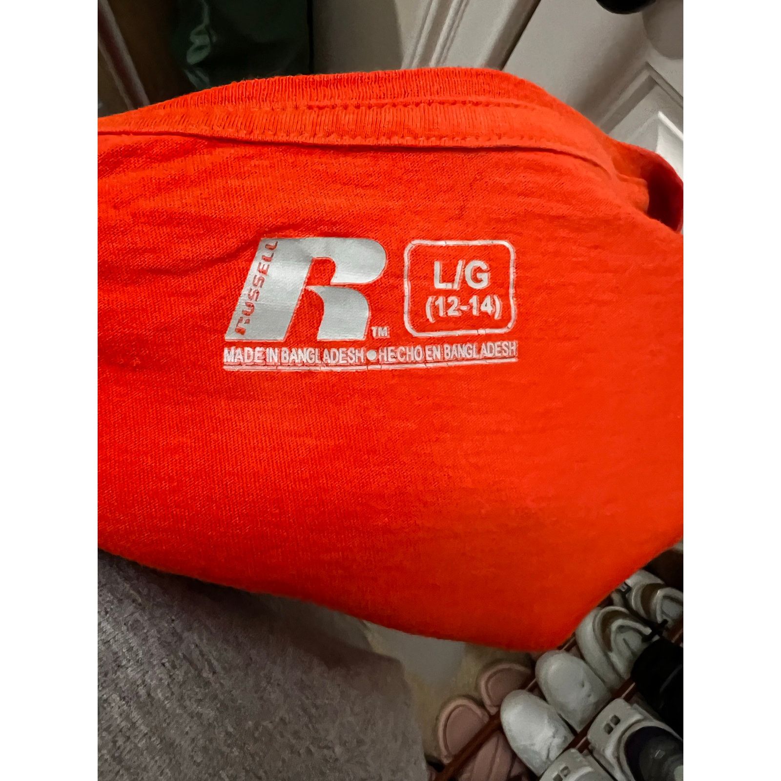 Russell Athletic Clemson Tigers 1889 Paw Logo Long Sleeve T-Shirt V-neck L Size L / US 10 / IT 46 - 14 Thumbnail