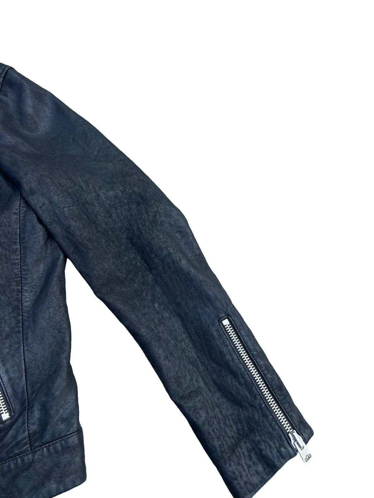 Allsaints AllSaints Shearling Collar Hanoi Leather Biker Jacket Size US S / EU 44-46 / 1 - 15 Thumbnail