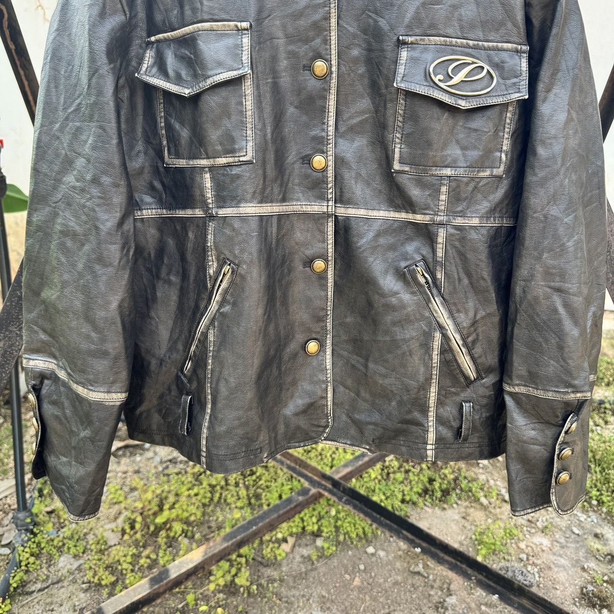 Japanese Brand SpearYouth Leather Jacket Size L / US 10 / IT 46 - 5 Thumbnail