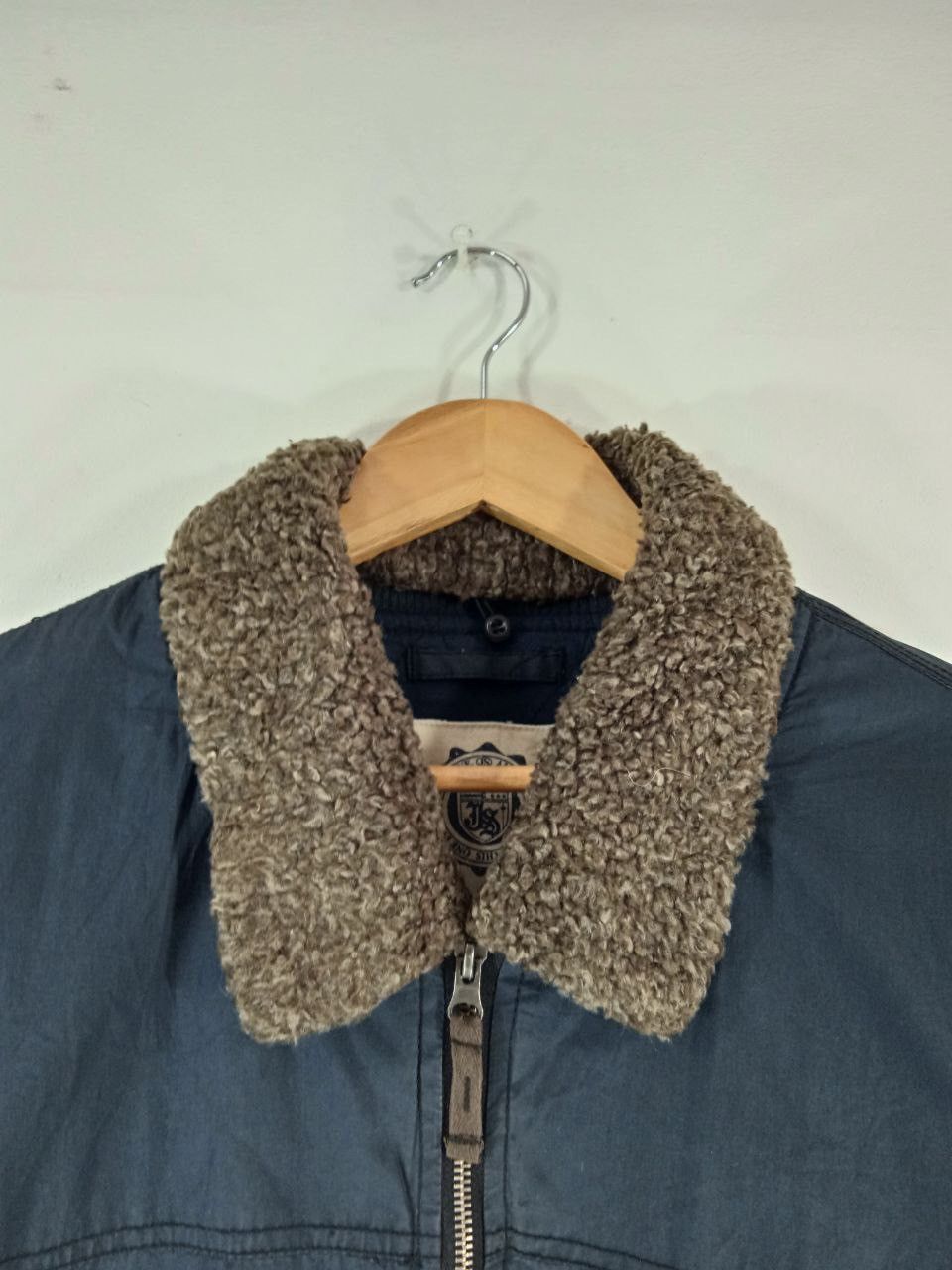Japanese Brand × Vintage Vintage Rare Design Mohair Bomber Jacket Size US L / EU 52-54 / 3 - 3 Thumbnail