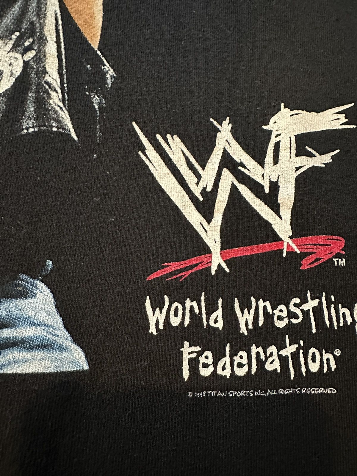 Vintage WWF STONE COLD STEVE AUSTIN TEE Size US L / EU 52-54 / 3 - 2 Thumbnail