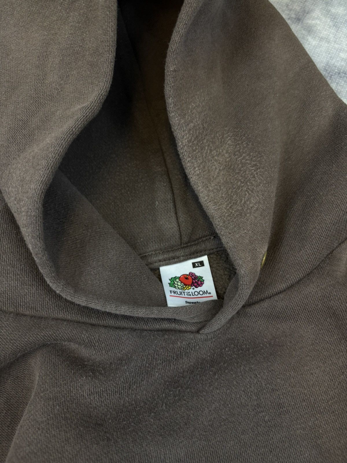 Kanye West × Vintage Vintage Fotl Fruit of the loom basic blank hoodie Streetwear Size US XL / EU 56 / 4 - 3 Thumbnail