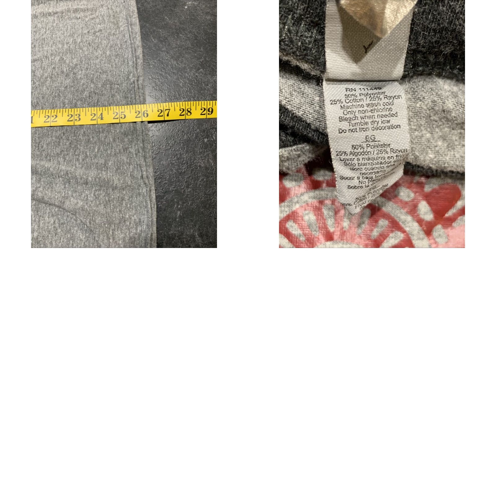 American Apparel University of Alabama Ladies XL Roll Tide T-Shirt 3/4 Sleeve Gray Black Sports Summer Fall Spring Size XL / US 12-14 / IT 48-50 - 8 Thumbnail