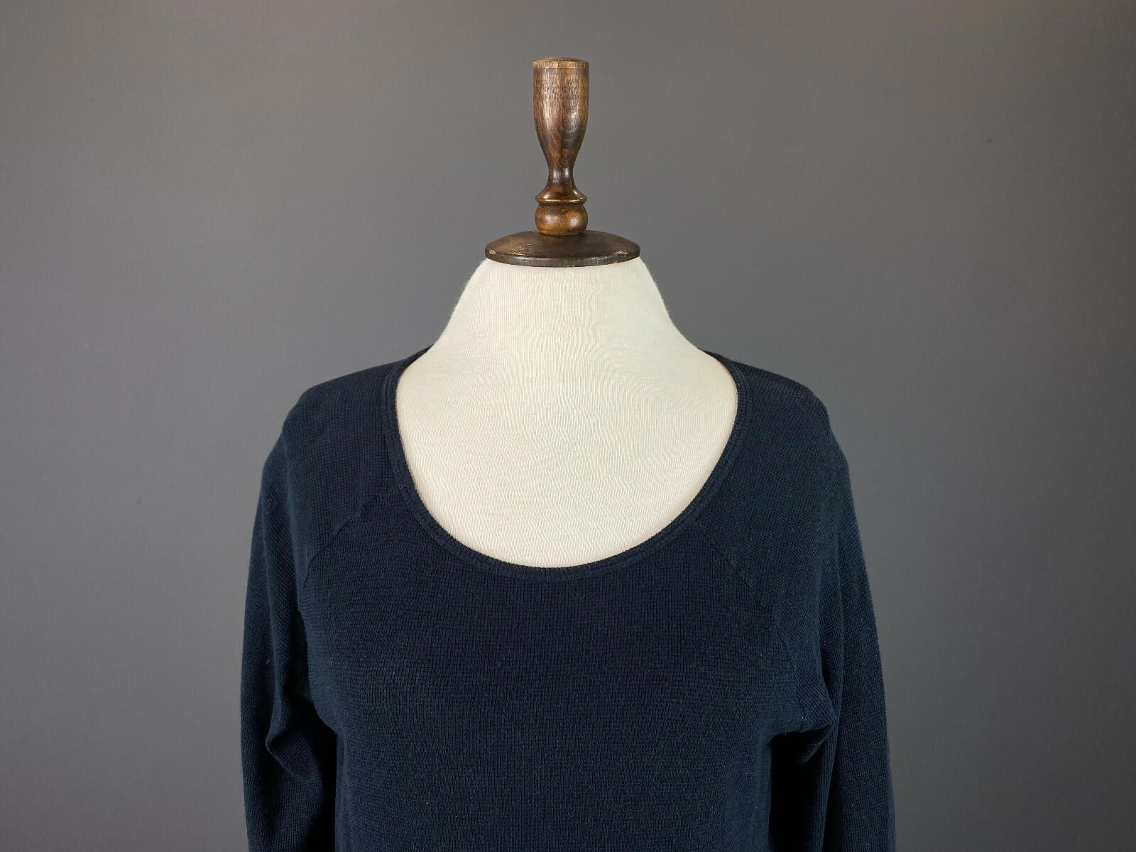 Wilkes Bashford Ladies BA&SH Navy Blue Long Sleeve Sweater Size 1 Size M / US 6-8 / IT 42-44 - 2 Thumbnail