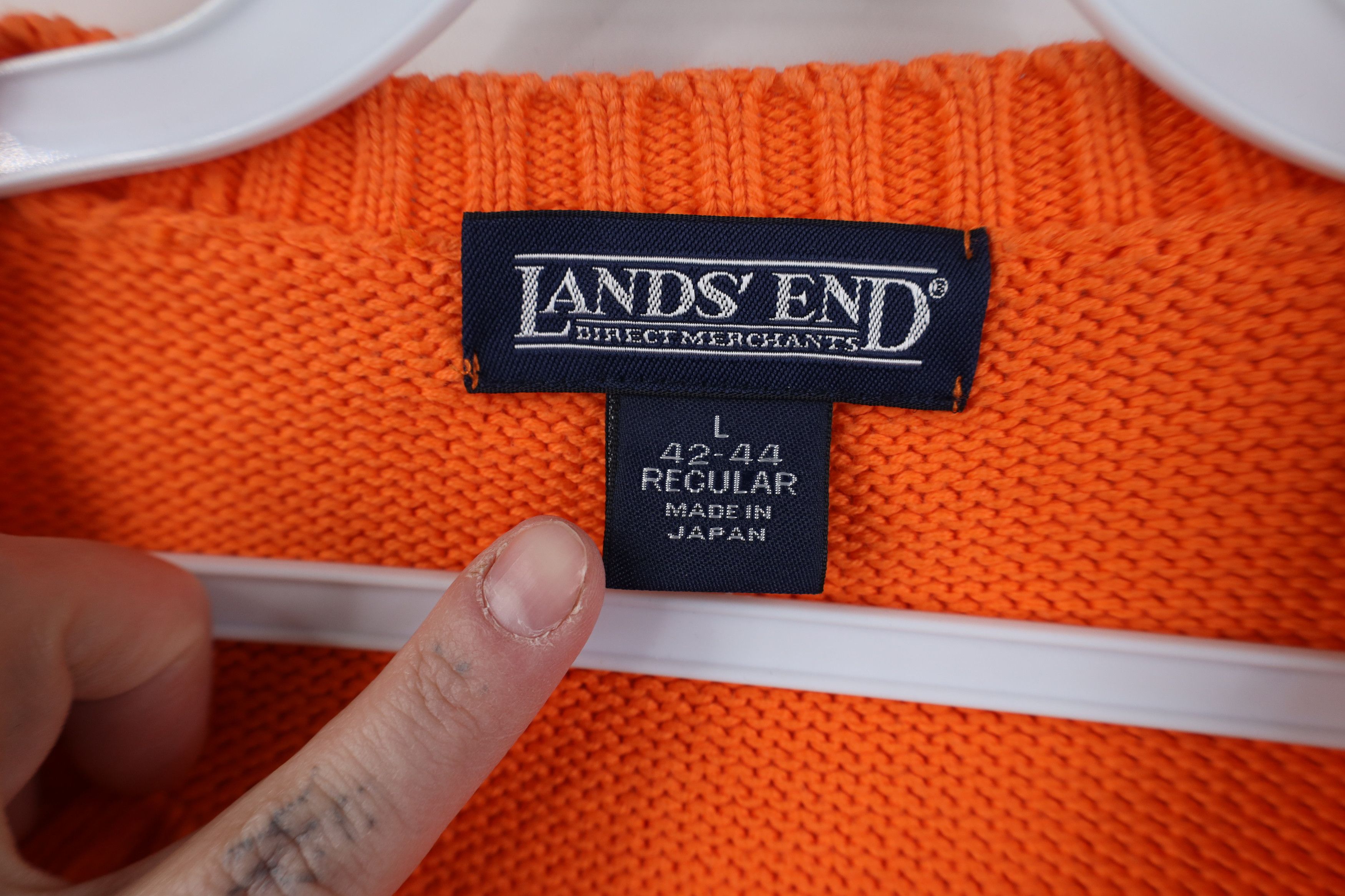 Lands' End Vintage 90s Lands End University of Findlay Golf Sweater Size US L / EU 52-54 / 3 - 8 Thumbnail