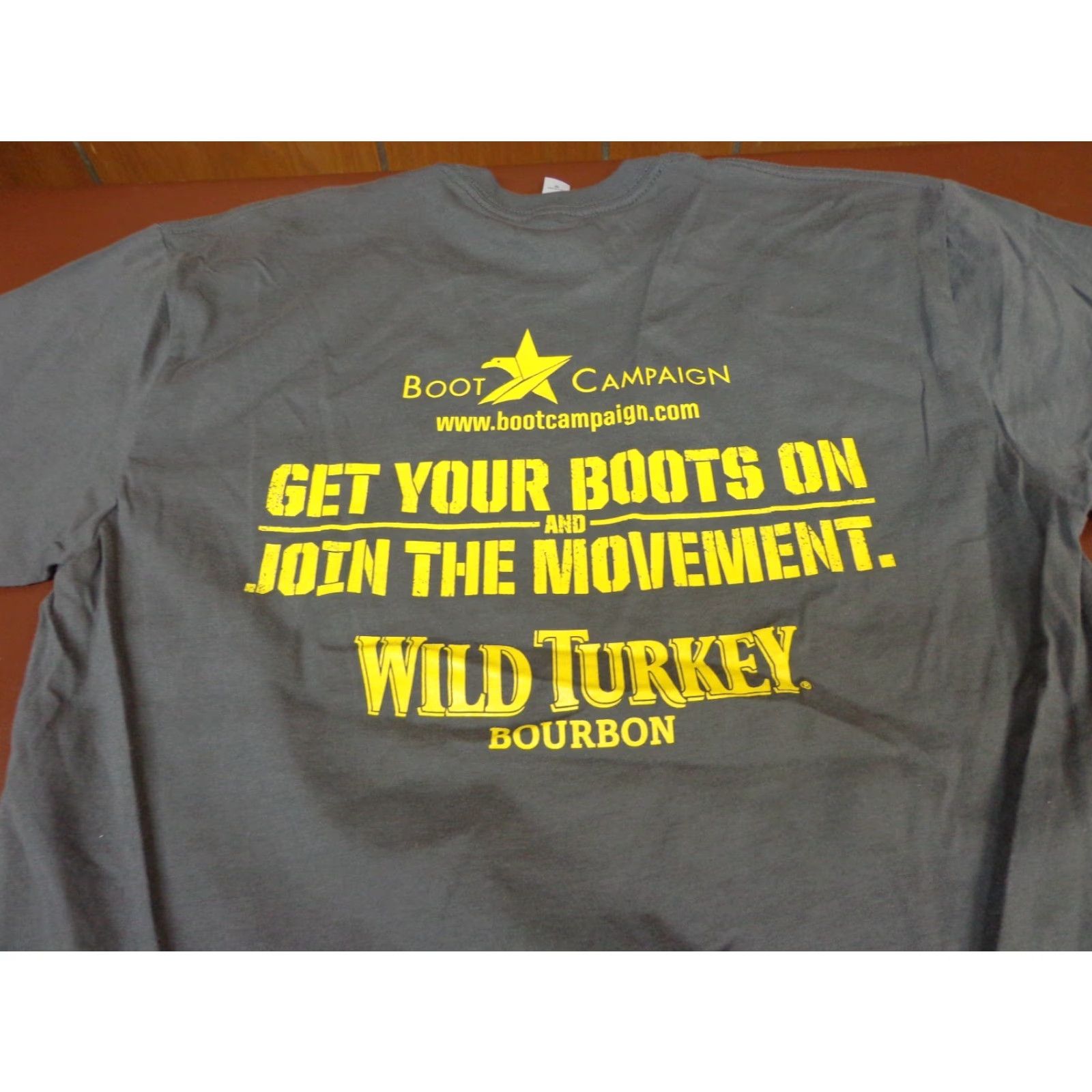 Next Level I've Earned These Boots! Proud US Veteran Boot Campaign T Shirt Medium Gray Nike? Size US M / EU 48-50 / 2 - 2 Thumbnail