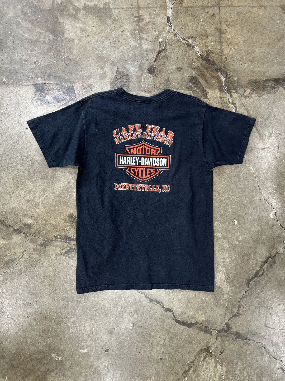 Harley Davidson Vintage 2002 Harley Davidson North Carolina Cape Fear Large Size US L / EU 52-54 / 3 - 6 Thumbnail