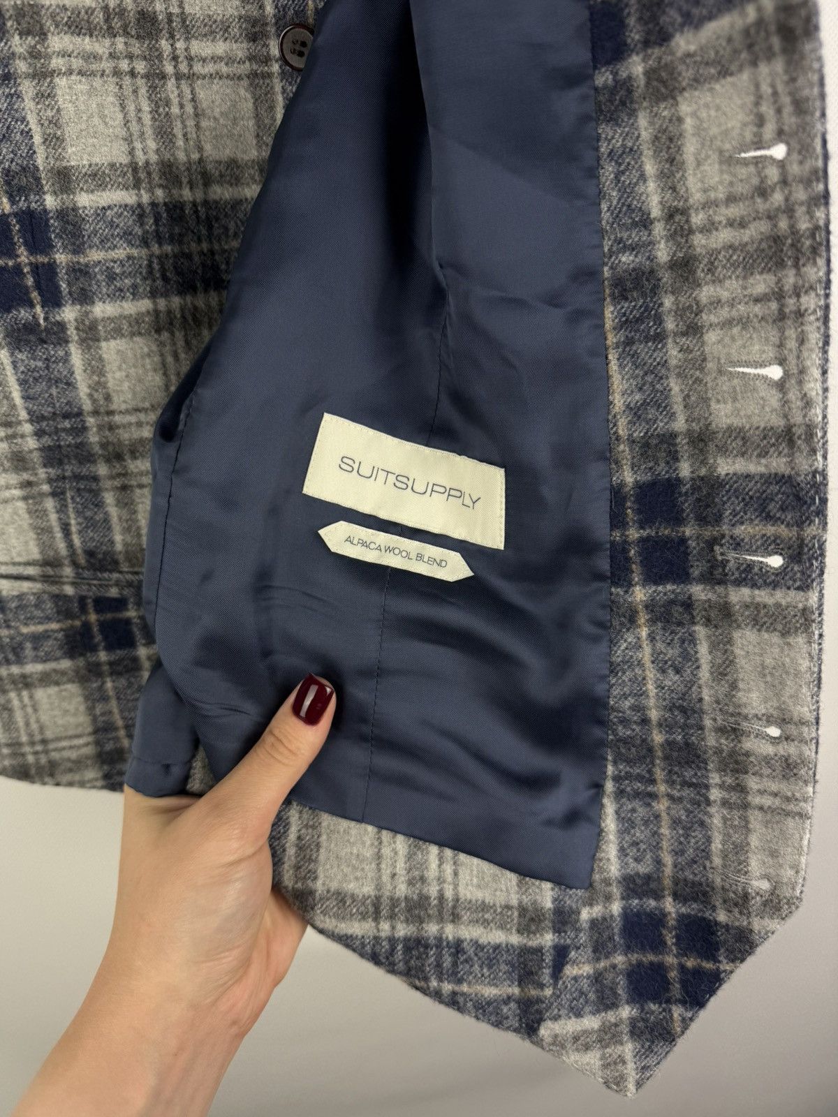 Suitsupply Suitsupply Capetown Men’s Alpaca / Wool Tweed Vest Size 38R - 18 Thumbnail