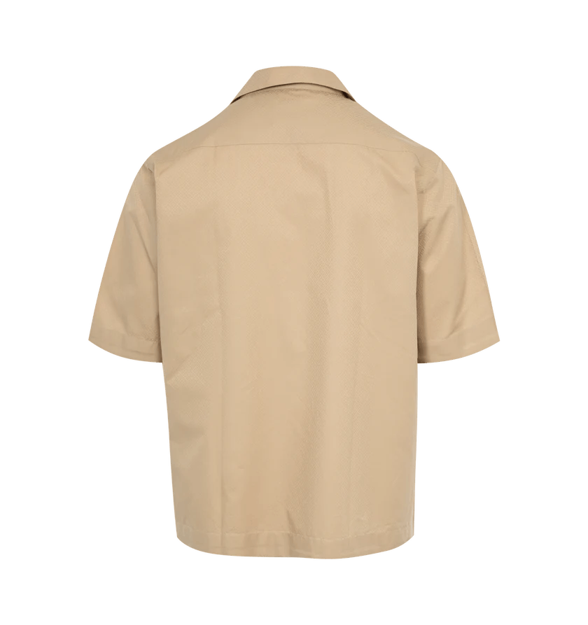 Givenchy o1h1sh11224 Patterned Bowling Shirt in Beige Size US S / EU 44-46 / 1 - 2 Thumbnail