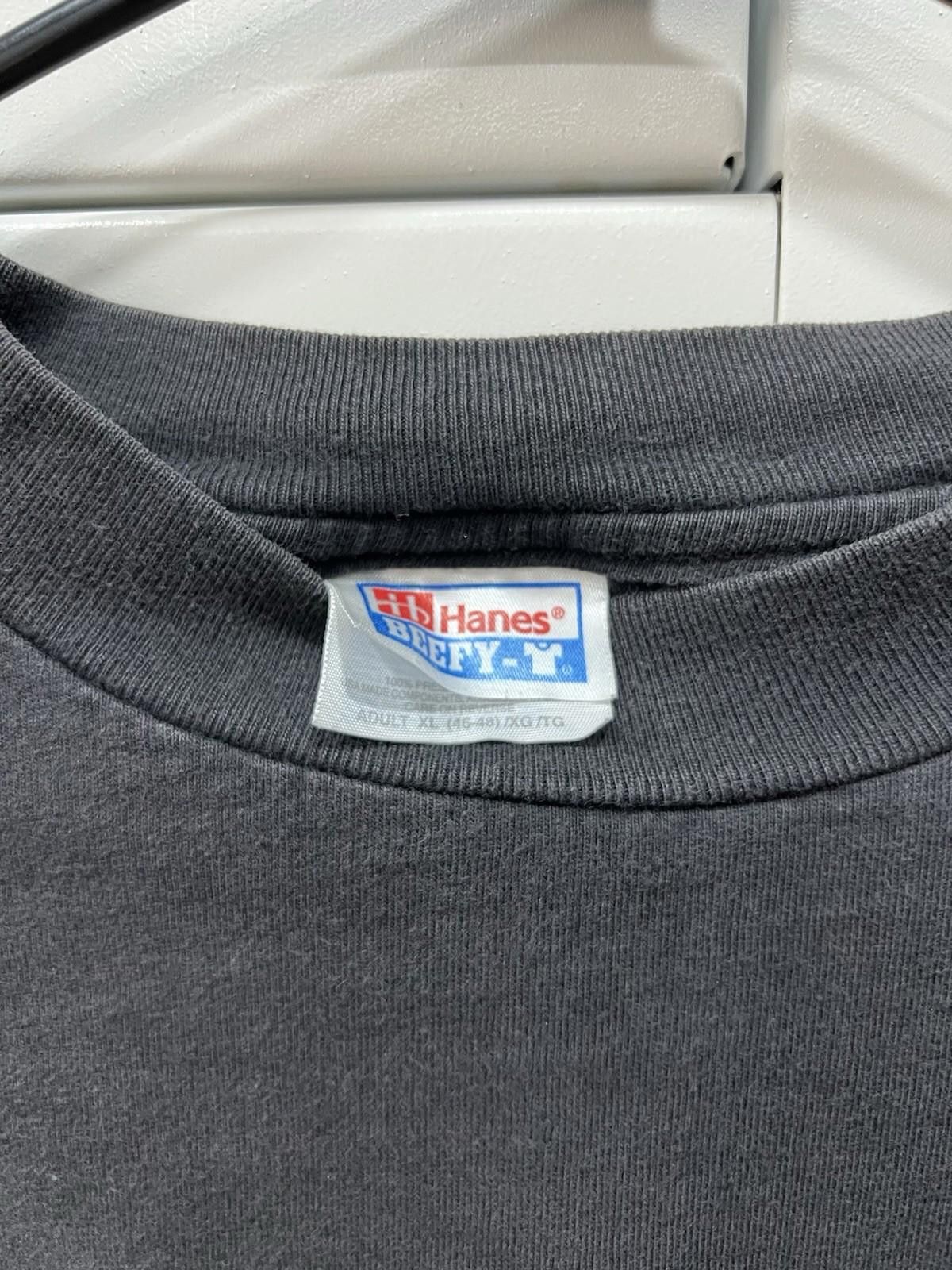 Hanes 90s Obscure Satanic Longsleeve Size US XL / EU 56 / 4 - 2 Thumbnail