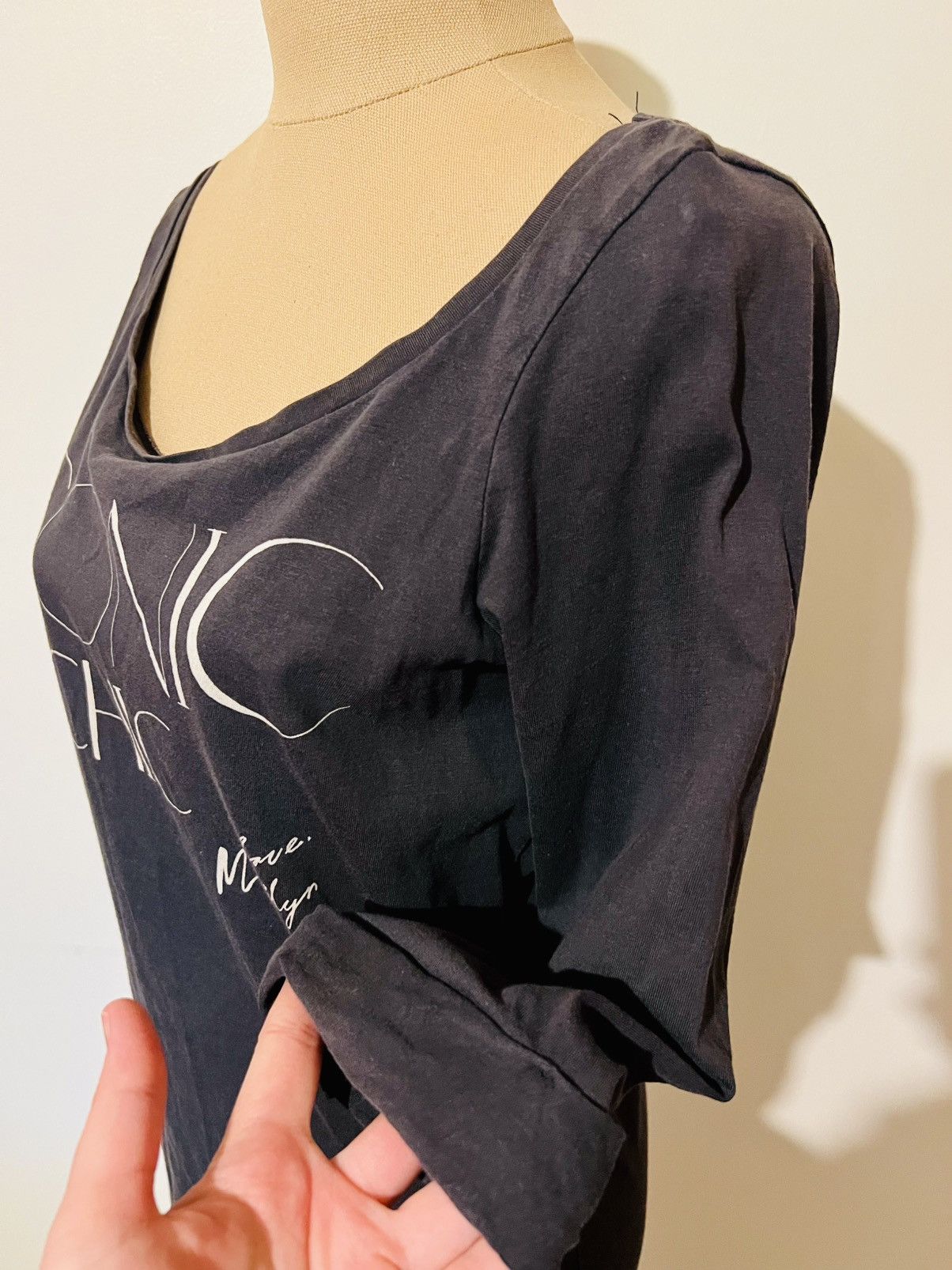 Maison Scotch Maison Scotch “Iconic Chic” Graphic Long Sleeve Top Size M / US 6-8 / IT 42-44 - 6 Thumbnail