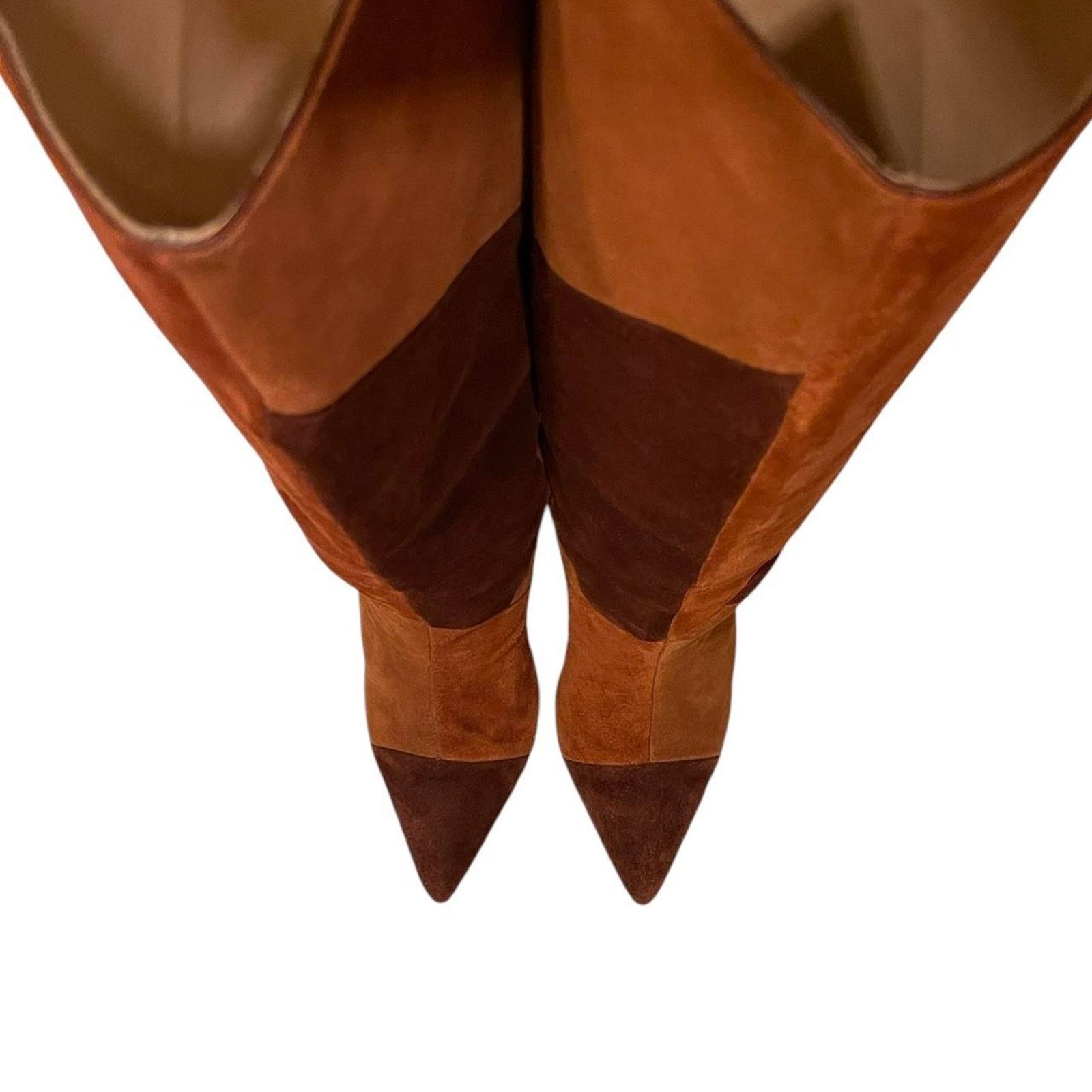 Ulla Johnson Ulla Johnson Jerri cowhide suede patchwork knee high boot 38 Size US 7.5 / IT 37.5 - 6 Thumbnail