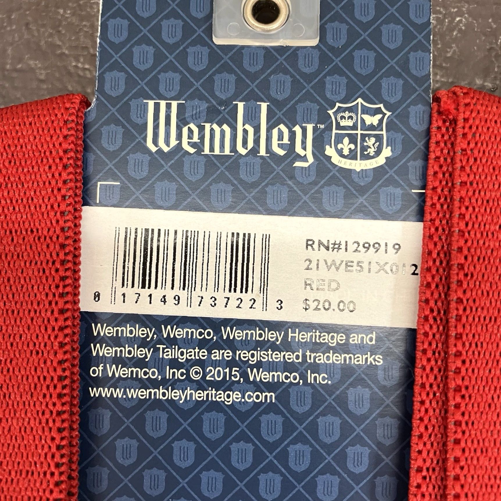 Vintage WEMBLEY Suspenders Red S-XL Top Notch Clip Adjustable Adult Mens Belt Accessories American Theme One Size Size US M / EU 48-50 / 2 - 5 Thumbnail