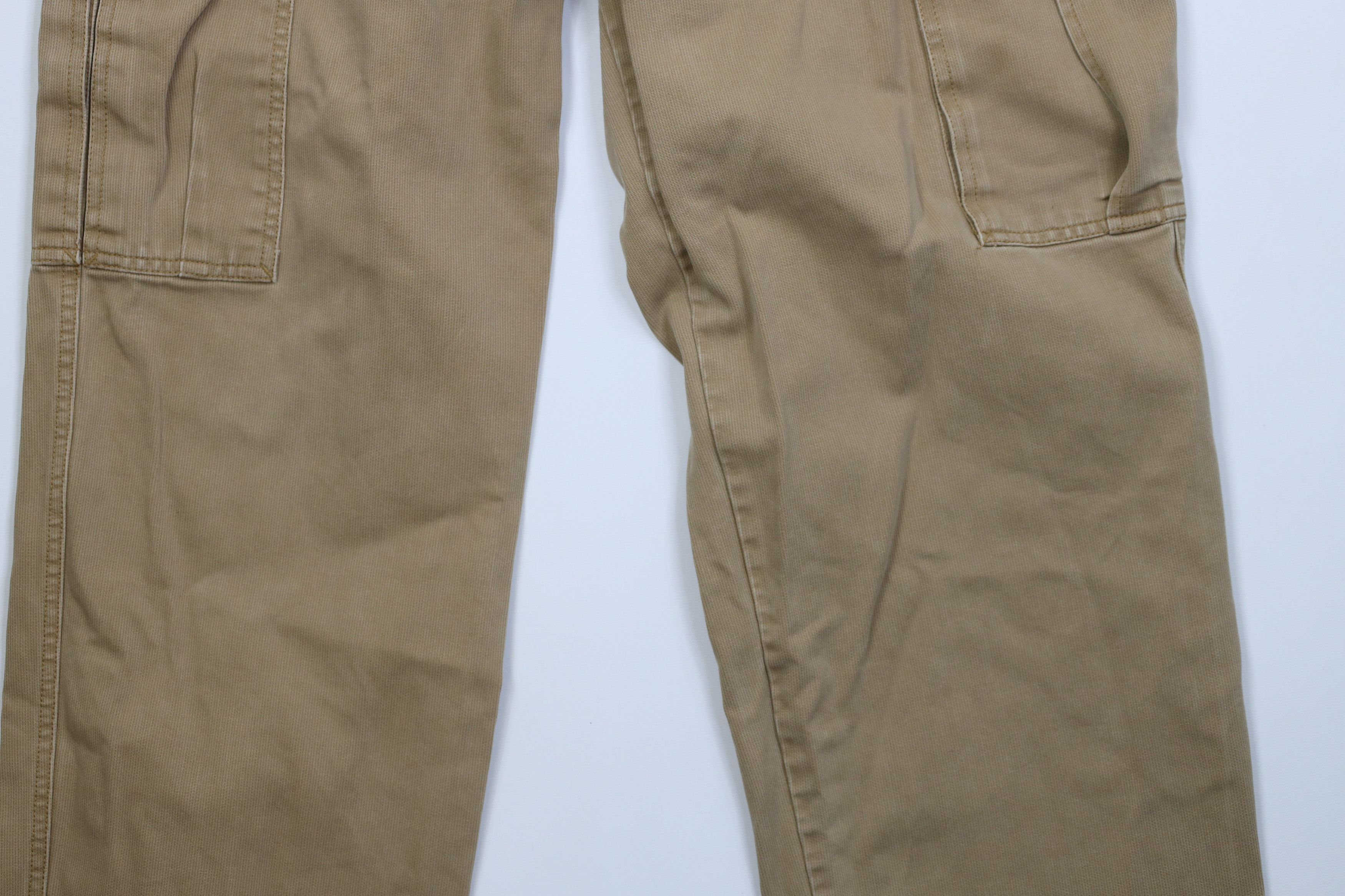 Vintage Vintage Y2K Streetwear Heavy Ribbed Whipcord Wide Leg Pants Size US 30 / EU 46 - 4 Thumbnail