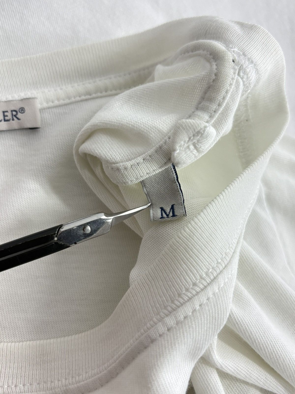 Fragment Design × Moncler Moncler Genius 7 x Fragment Hiroshi Funiwara White T-shirt Size US M / EU 48-50 / 2 - 13 Thumbnail