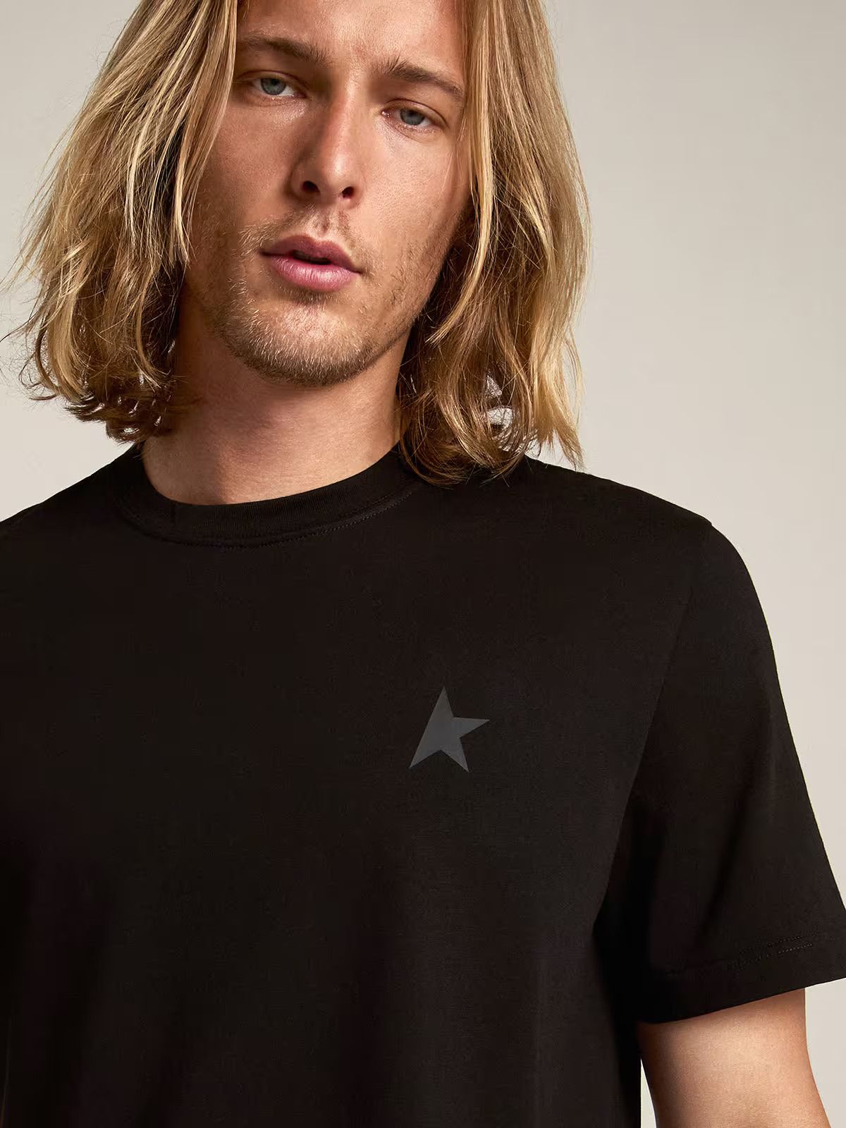 Golden Goose o1s22i1n1224 Cotton T-Shirt in Black Size US S / EU 44-46 / 1 - 2 Thumbnail