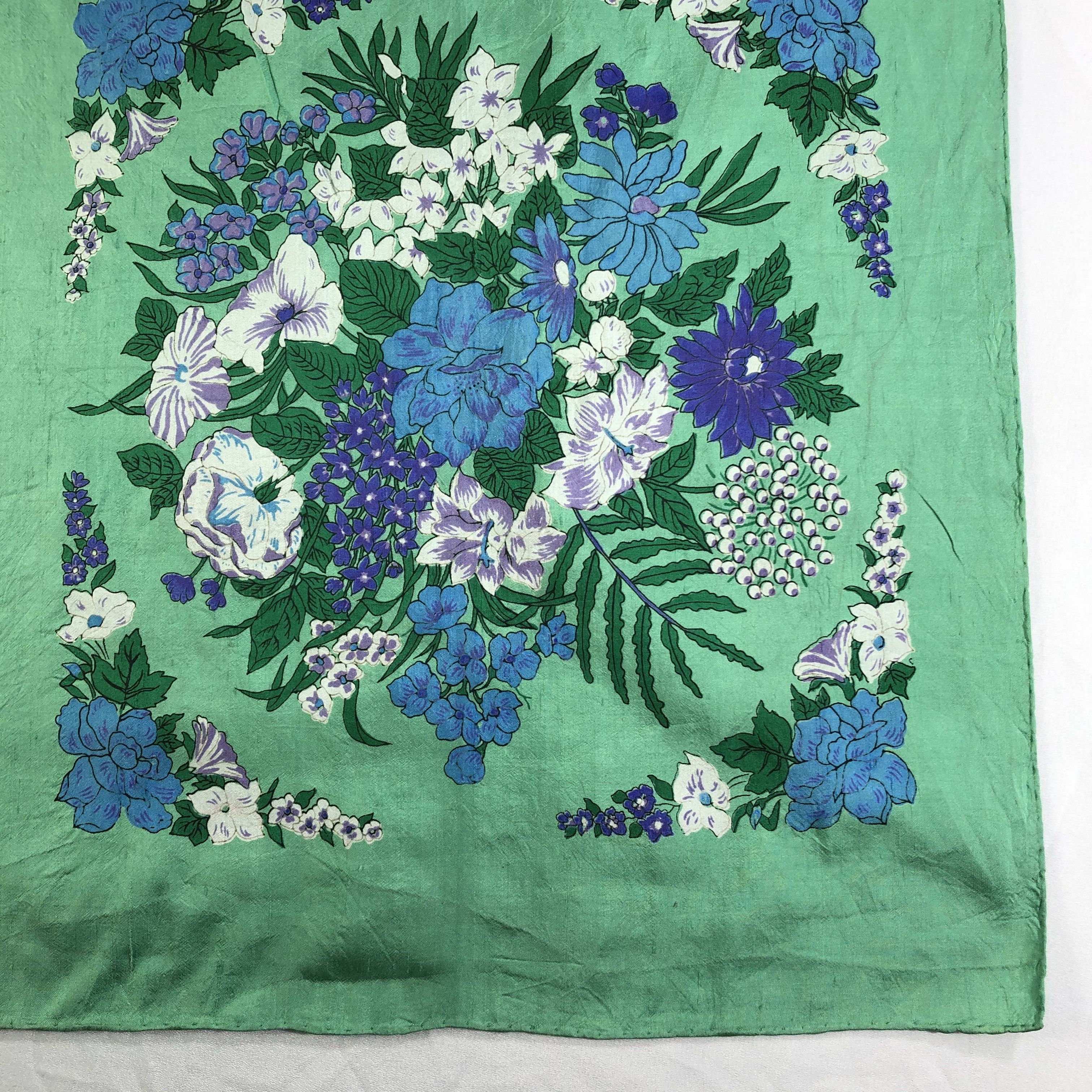 Lancel × Vintage Vintage Lancel Silk Scarf Size ONE SIZE - 3 Thumbnail