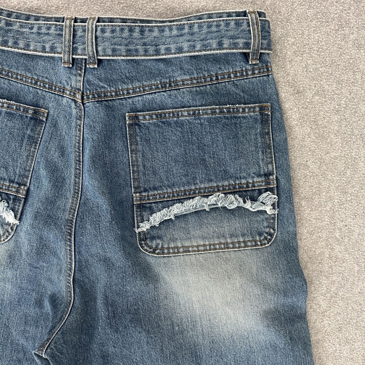 WE11DONE Denim Baggy Jorts Korean Size US 34 / EU 50 - 4 Thumbnail