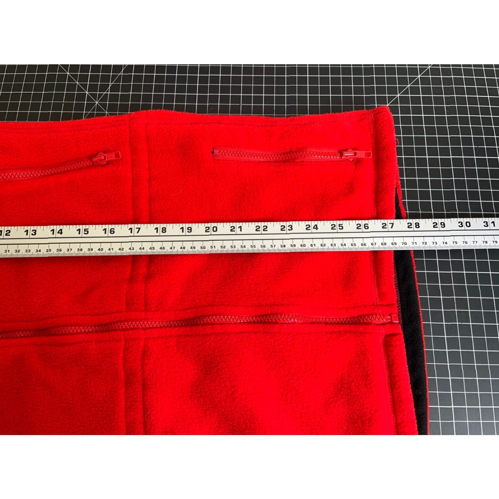 Montbell VINTAGE montbell x Lands' End Jacket Women's Medium Red Black USA Tag Zip Up Fleece Womens Size M / US 6-8 / IT 42-44 - 6 Thumbnail