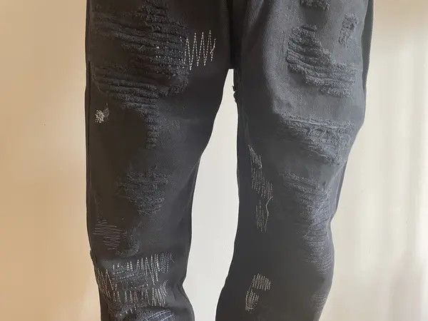 Vintage Retro punk denim pants Size US 31 - 3 Thumbnail