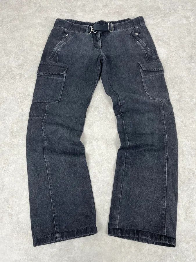 Prada 2000s Prada Dark Grey Cargo Pants Size US 32 / EU 48 - 1 Thumbnail