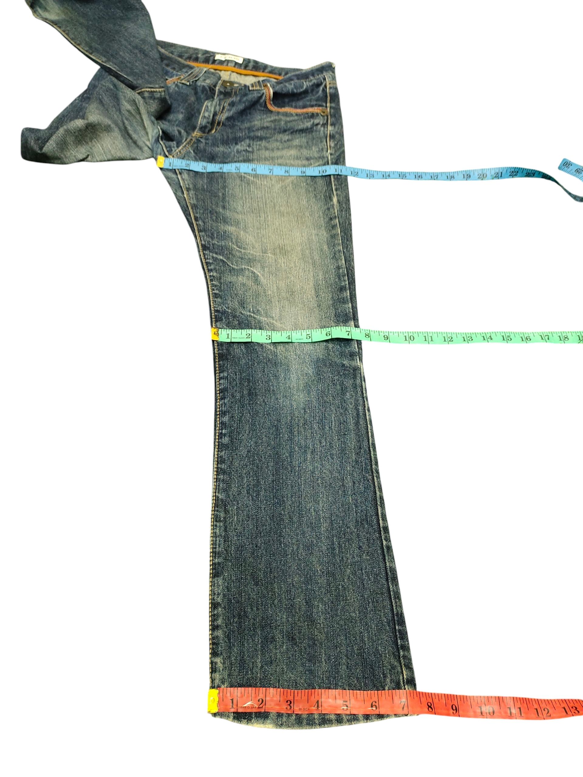 Comme des Garcons × Undercover Vintage Clef De Sol Japan Clawmark Distress Denim Jeans Size US 30 / EU 46 - 15 Thumbnail