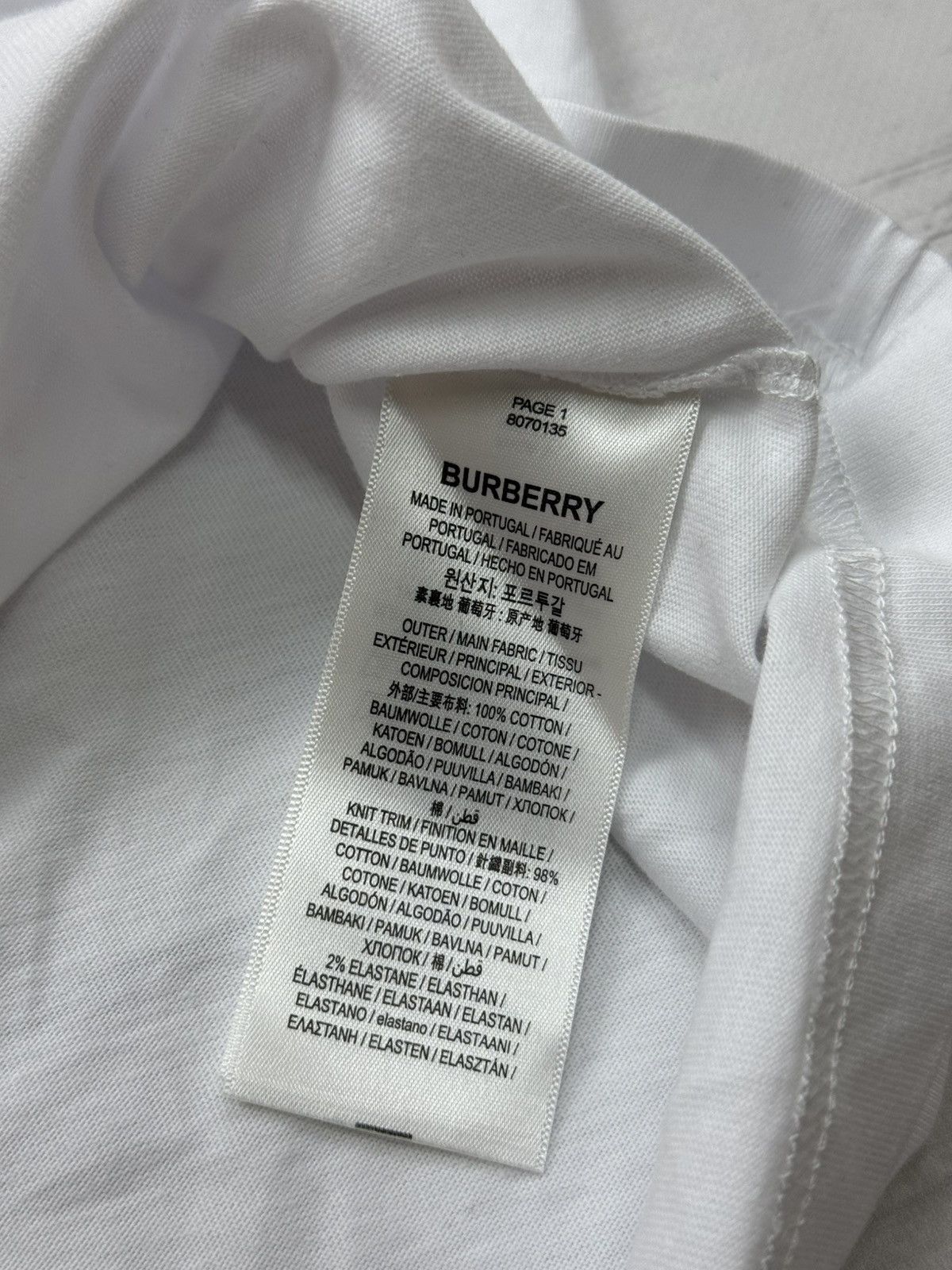Burberry Burberry Gothic Logo Print over size cut Size US XXL / EU 58 / 5 - 8 Thumbnail