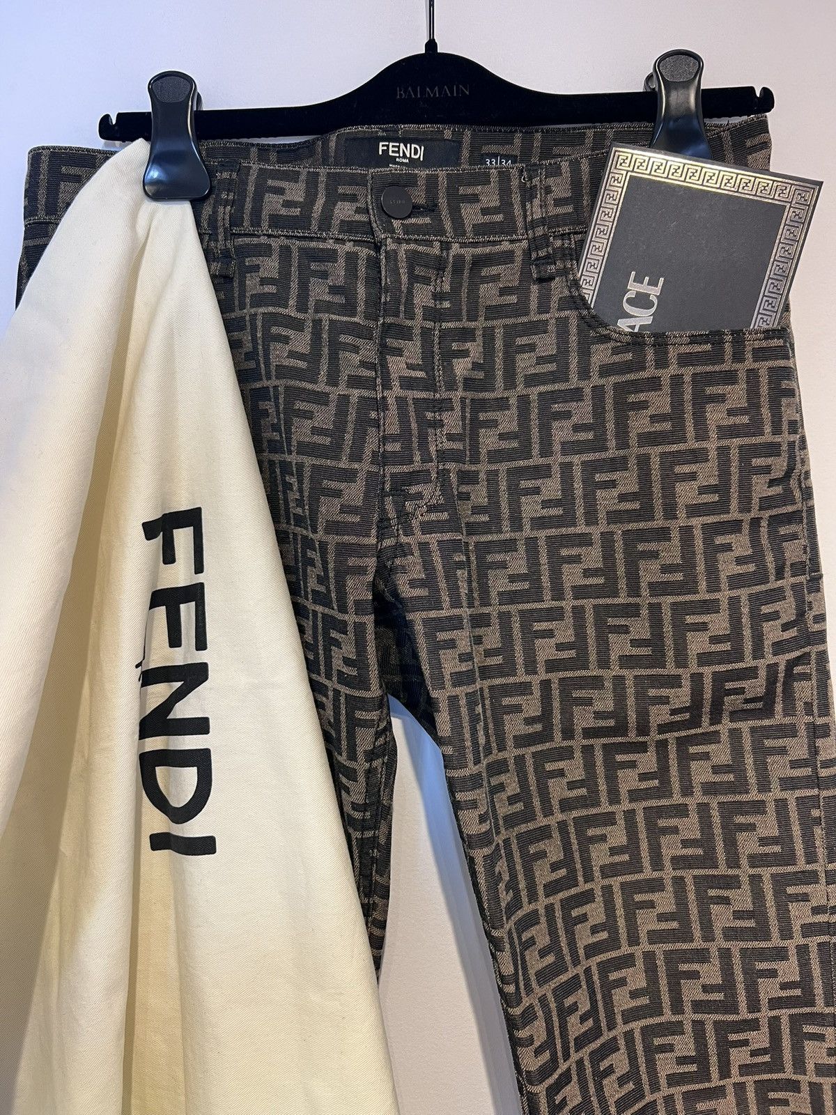 Fendi Fendi Jean Jacquard Size US 33 - 1 Thumbnail