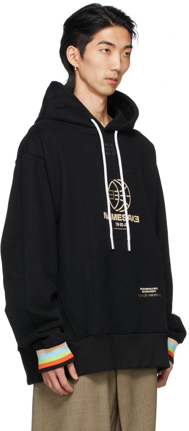 NAMESAKE o1mle0424 Contrast Rib Hoodies in Black Size US XS / EU 42 / 0 - 2 Thumbnail