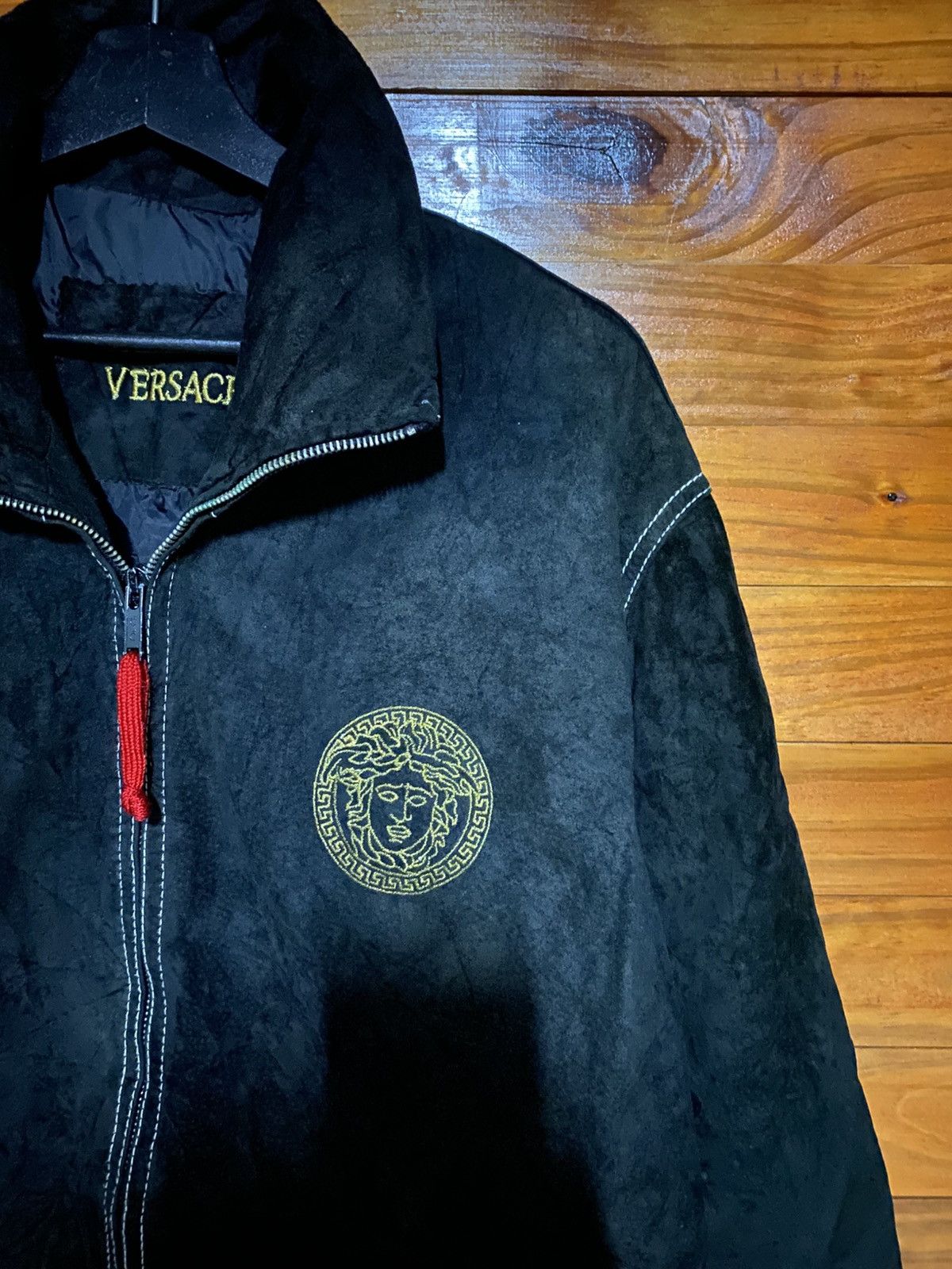 Vintage Vintage Gianni Versace Medusa Embroidery Black Jacket – Bold Size US M / EU 48-50 / 2 - 8 Thumbnail