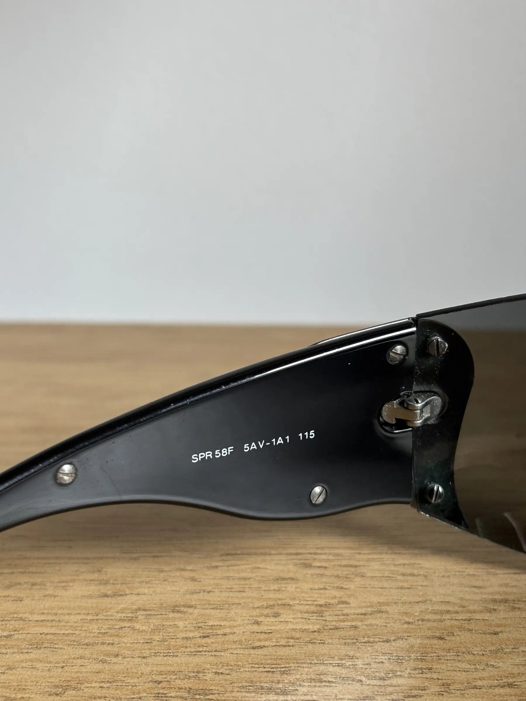PRADA Sunglasses Flame 2004 Star Fire Rectangle Wrap Shield