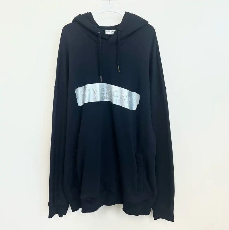 Givenchy Givenchy XXL Black Men's Hooded Sweatshirt 0089 Size US XXL / EU 58 / 5 - 1 Thumbnail