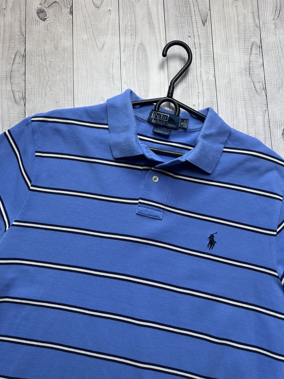 Polo Ralph Lauren × Vintage Vintage polo Ralph Lauren blue striped size L Size US L / EU 52-54 / 3 - 2 Thumbnail