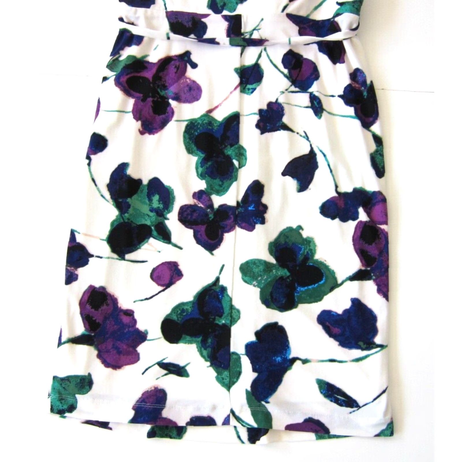 Jones New York Jones New York Stretch White Floral Cap Sleeve Sheath Dress Size 8 (White, Floral) Womens Cap Sleeve Sheath Dress Jones New York 8 Size M / US 6-8 / IT 42-44 - 6 Thumbnail