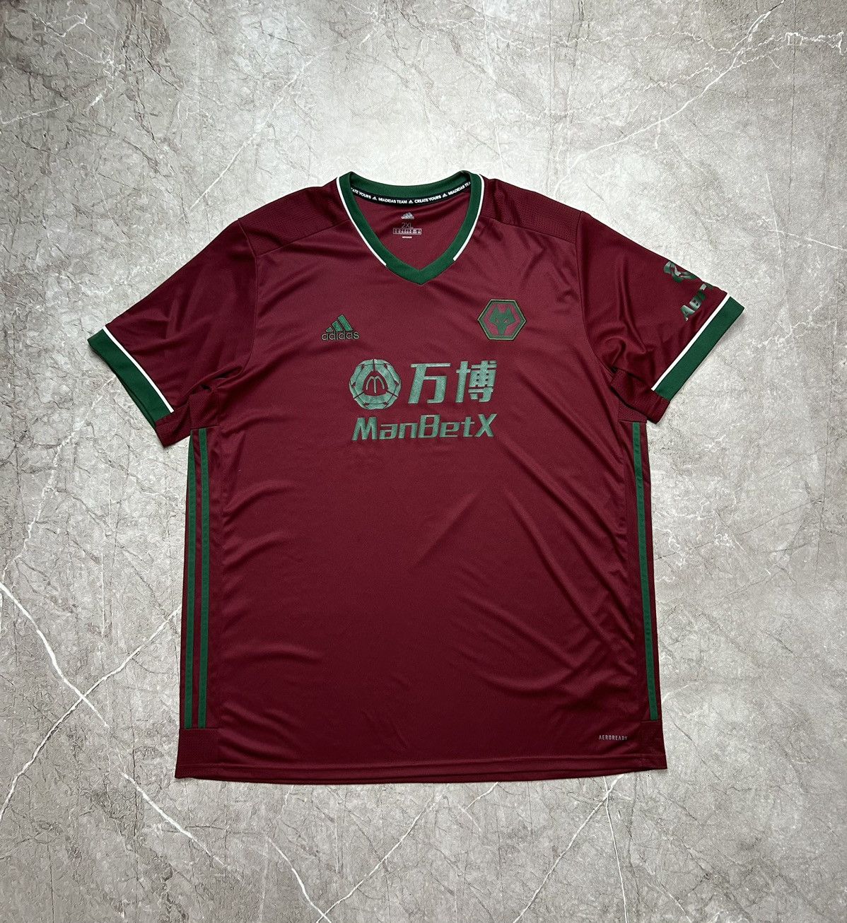Adidas ADIDAS WOLVERHAMPTON 2020/21 AWAY 3RD JERSEY Size US XXL / EU 58 / 5 - 1 Thumbnail