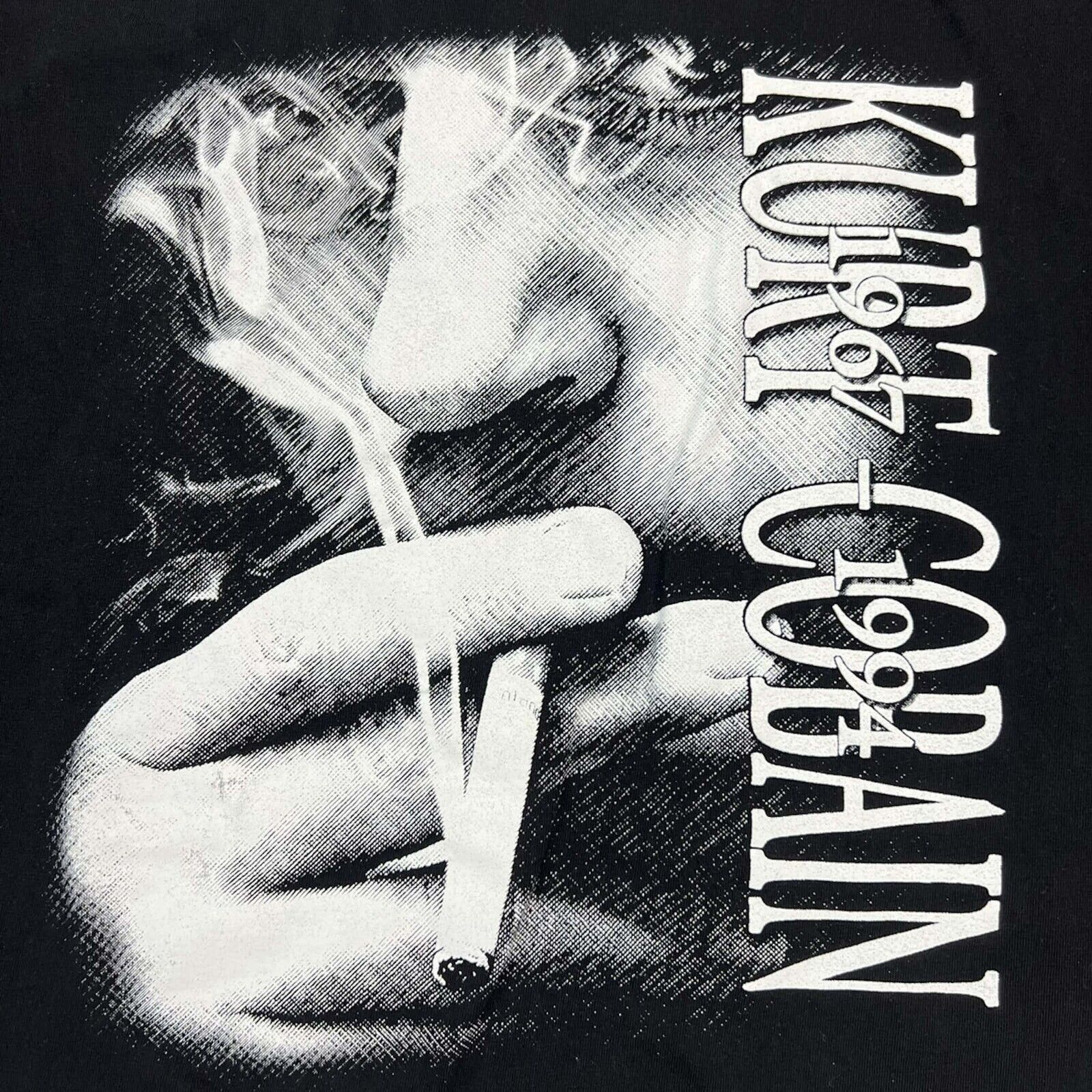 Band Tees × Nirvana Vintage Y2K Nirvana Kurt Cobain T Shirt Bootleg Rap Tee Size US M / EU 48-50 / 2 - 2 Thumbnail