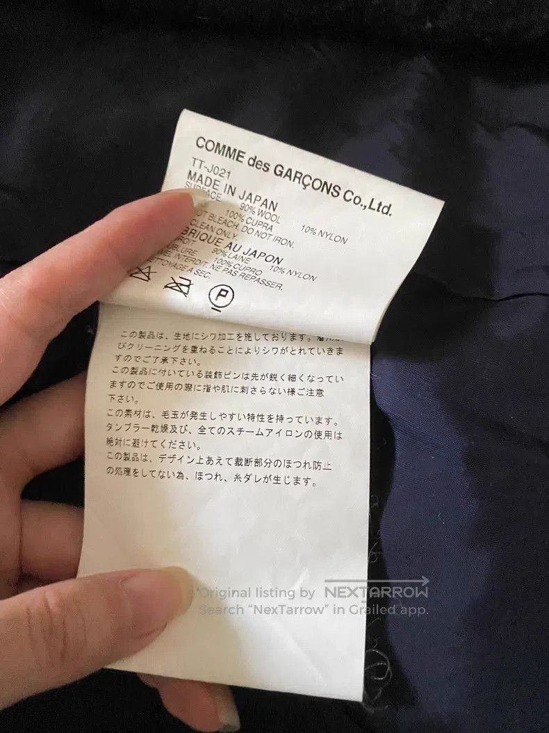 Comme des Garcons Comme Des Garcons blazer Size S / US 4 / IT 40 - 3 Thumbnail
