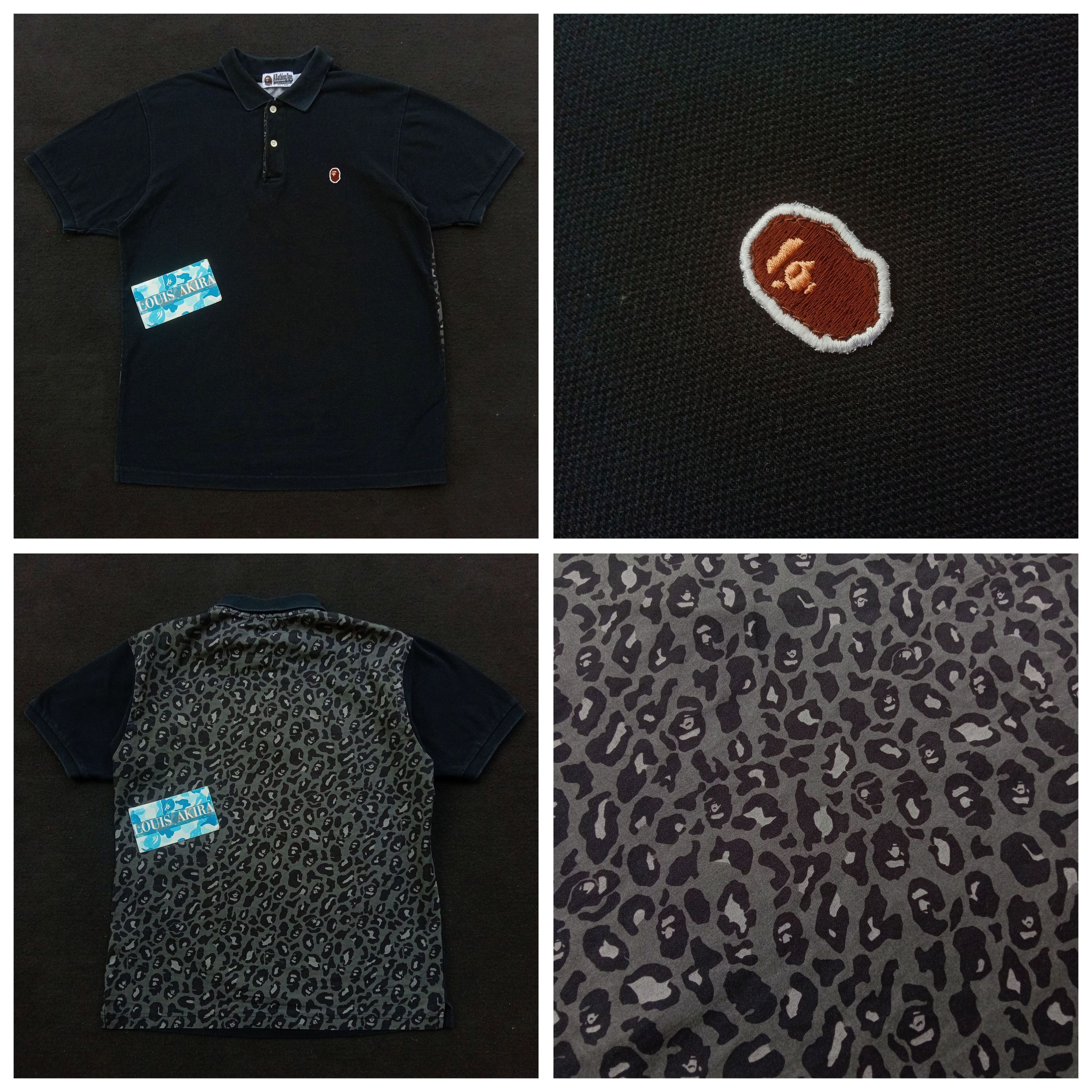 Bape Leopard Camo Polo (2014) Size US L / EU 52-54 / 3 - 1 Thumbnail