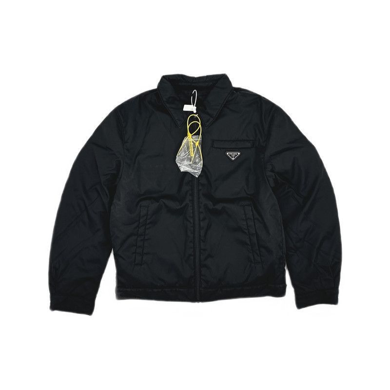 Prada Prada Black Logo Zip Long Sleeve Jacket-2506 Size US L / EU 52-54 / 3 - 2 Thumbnail