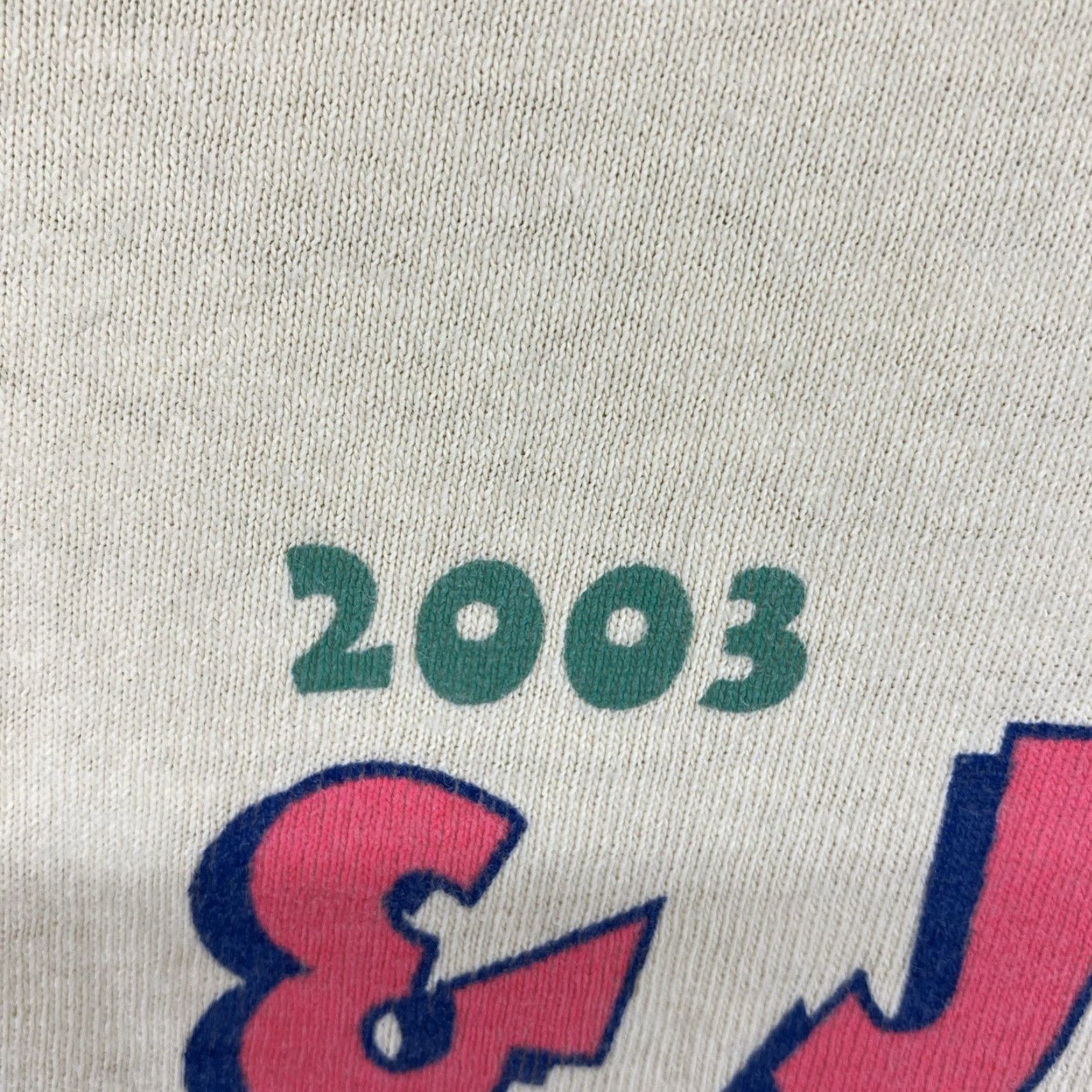 Gildan VINTAGE Gildan T-Shirt Yellow 90s Cartoon Jill & Jack 2003 All Cotton Short Sleeve Crew Neck Regular Mens Large Graphic Tee Size US L / EU 52-54 / 3 - 6 Thumbnail