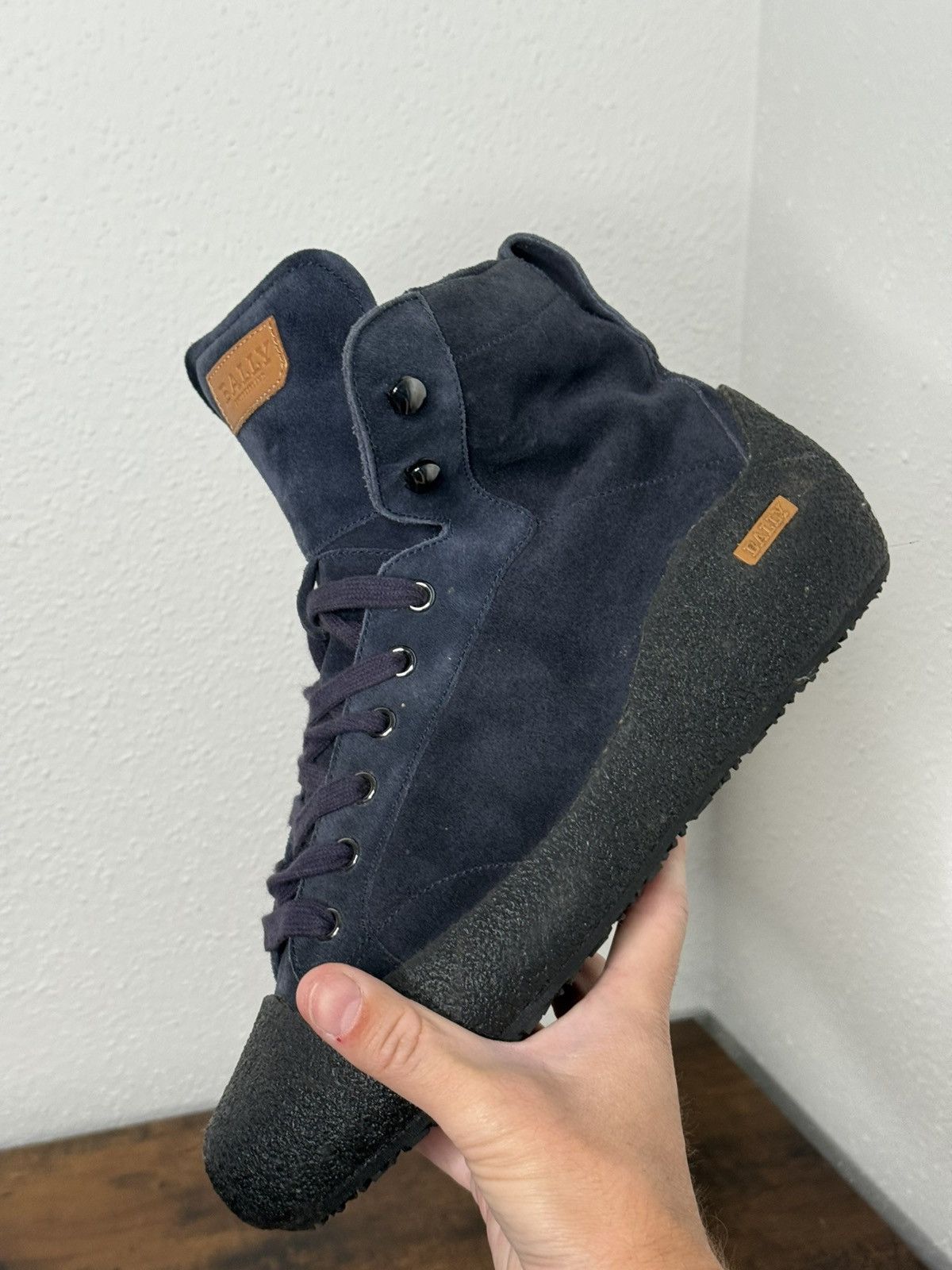 Bally BALLY Men's Suede Ankle Boots Ellon Fur Size US 8 / EU 41 - 8 Thumbnail