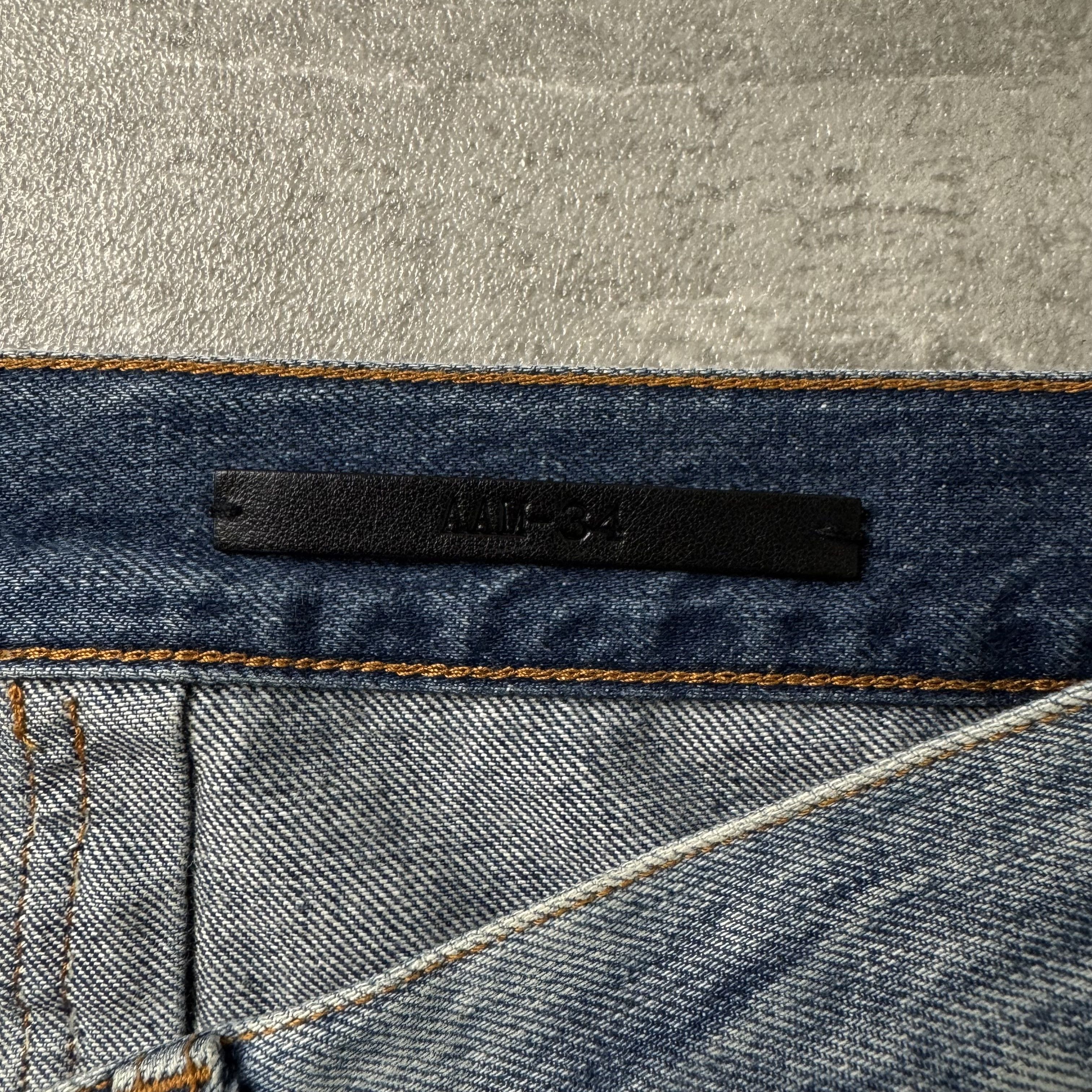 1017 ALYX 9SM × Blackmeans 1017 ALYX 9SM BLACKMEANS Shredded Denim Distressed Jeans Size US 34 / EU 50 - 10 Thumbnail