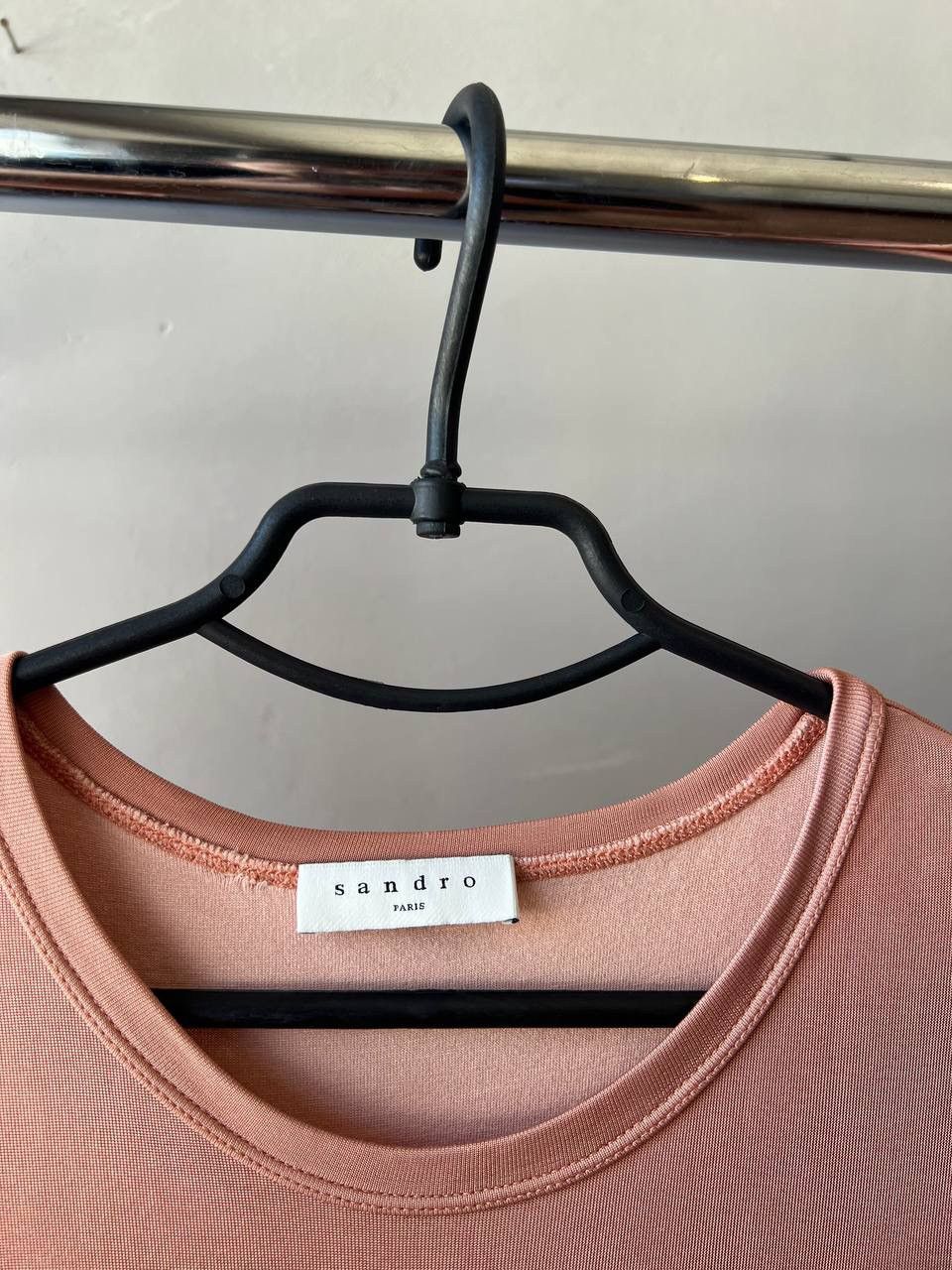 Sandro SANDRO PARIS PINK TRUDY BLUSH SLEEVELESS LUXURY DRESS SIZE 2 Size M / US 6-8 / IT 42-44 - 6 Thumbnail