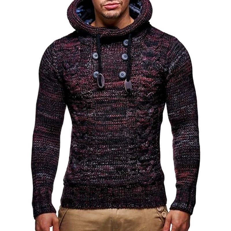NBDN Nobrandedon Leif Nelson Purple/Red Sweater | Size 3XL Size US XXL / EU 58 / 5 - 5 Thumbnail