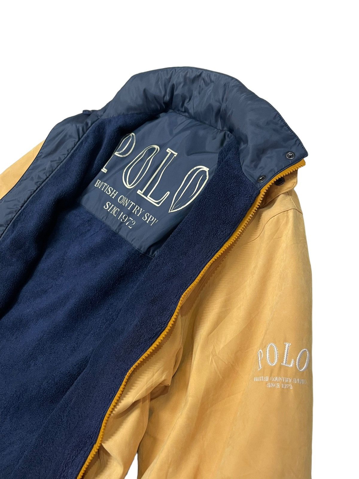 Vintage POLO BIG LOGO REVERSIBLE JACKET Size US L / EU 52-54 / 3 - 2 Thumbnail