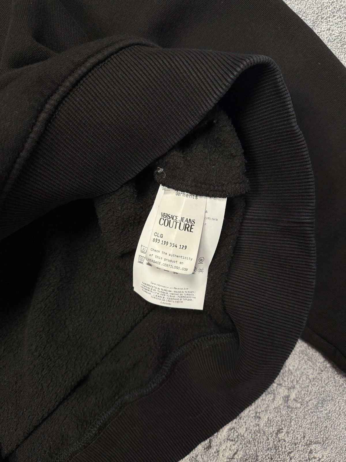 Versace Versace Jeans Couture hoodie black luxury Size US S / EU 44-46 / 1 - 9 Thumbnail