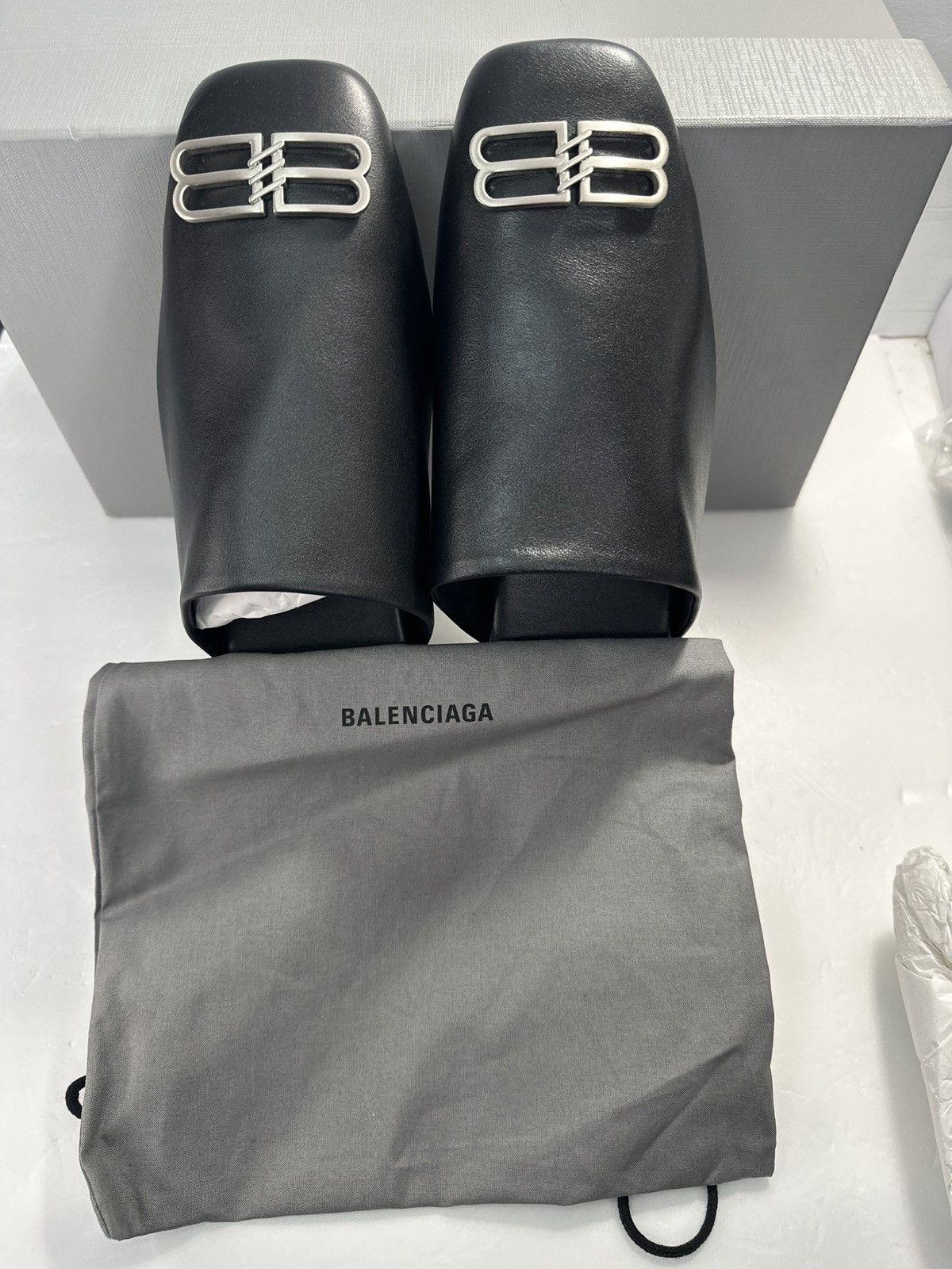 Balenciaga BALENCIAGA COSY BB MUL F005 Size US 7.5 / EU 40-41 - 4 Thumbnail